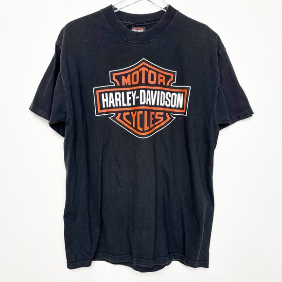 Harley Davidson Motor Cycles Spokane WA Graphic Tee T-shirt L - Picture 1 of 7